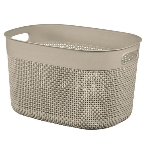 Grozs Filo L 18L 38x28x22cm bēšs Grozs Filo L 18L 38x28x22cm bēšs