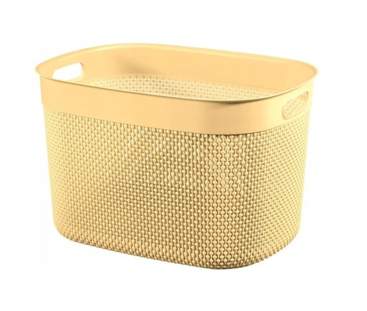 Basket Filo XL 30L 44x33x27cm yellow