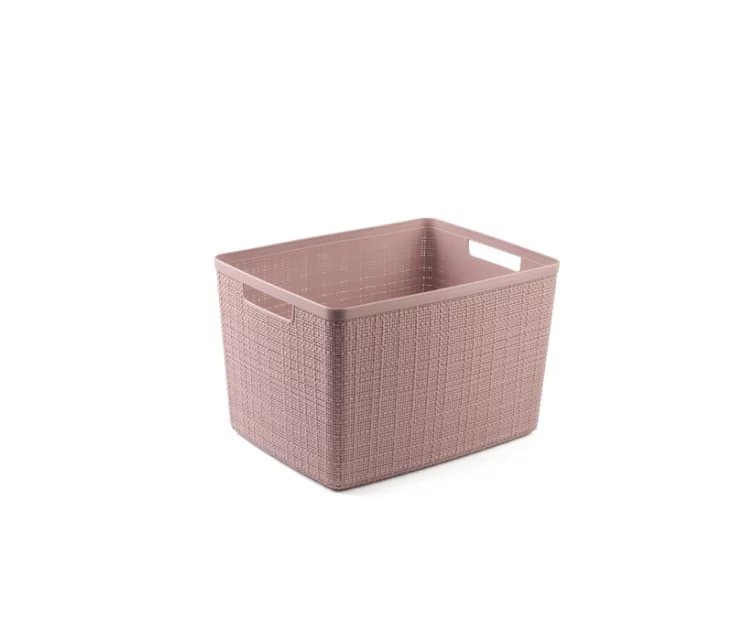 Korv džuut L 20L 36x28x23cm roosa Korv džuut L 20L 36x28x23cm roosa