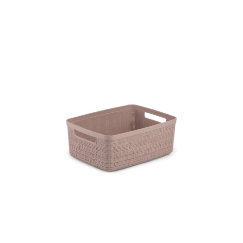Groziņš Jute S 5L 27x20x11cm rozā Groziņš Jute S 5L 27x20x11cm rozā