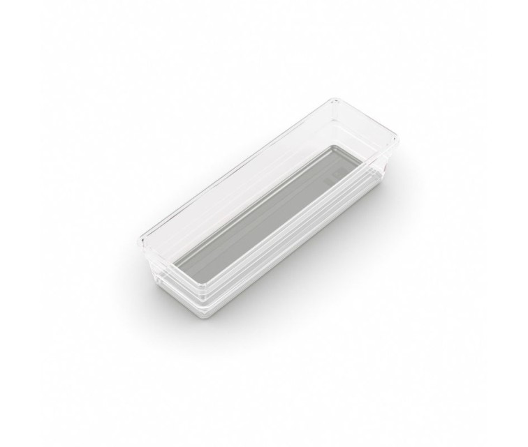 Box Sistemo Organizer 3 22.5 x 7.5 x 5 cm transparent/light grey