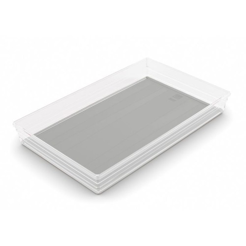 Box Sistemo Organizer 9 39 x 24 x 5 cm transparent/light grey  Box Sistemo Organizer 9 39 x 24 x 5 cm transparent/light grey