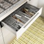 Box Sistemo Organizer 5 37.5 x 7.5 x 5 cm transparent/light grey