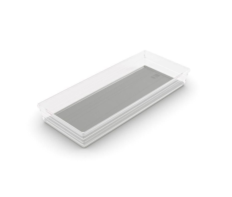 Коробка Sistemo Organizer 8 37,5 x 15 x 5 см прозрачная/светло-серая