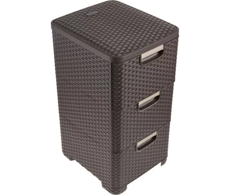 Chest of drawers Style 33x38x60cm dark brown Chest of drawers Style 33x38x60cm dark brown