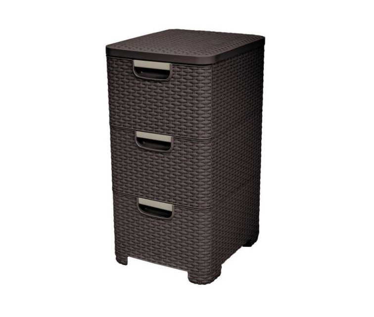 Chest of drawers Style 33x38x60cm dark brown