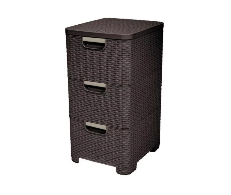 Chest of drawers Style 33x38x60cm dark brown Chest of drawers Style 33x38x60cm dark brown
