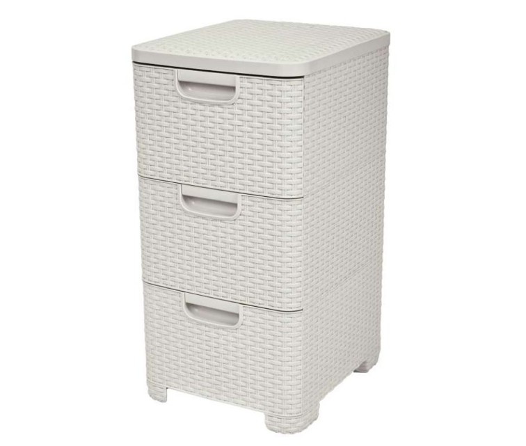 Chest of drawers Style 33x38x60cm in cream