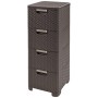 Chest of drawers Style 33x38x79cm dark brown