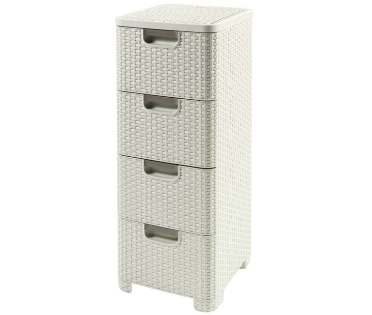 Chest of drawers Style 33x38x79cm in cream