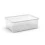 Box with lid T Box L 32L 39x55,5x19cm transparent