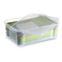 Box with lid T Box L 32L 39x55,5x19cm transparent
