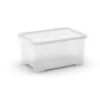 Kaste ar vāku T Box S 14L 26,5x38x19cm caurspīdīga Kaste ar vāku T Box S 14L 26,5x38x19cm caurspīdīga