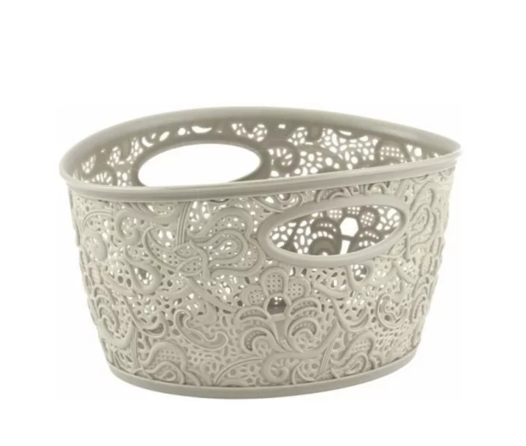 Basket Victoria S 22x17x12cm cream Basket Victoria S 22x17x12cm cream