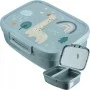 Snap Box Rectangular Food Storage Container with Divider 1,8L blue-grey Snap Box Rectangular Food Storage Container with Divider 1,8L blue-grey