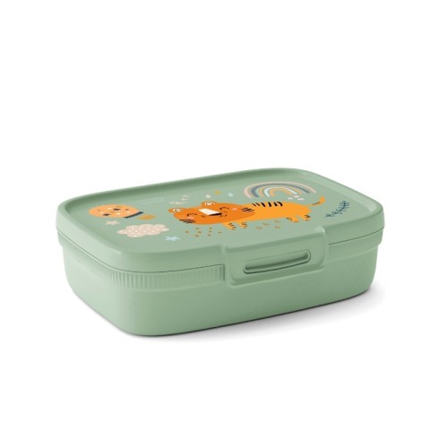 Snap Box 1,3L rectangular food storage container green Snap Box 1,3L rectangular food storage container green