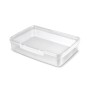 Прямоугольный контейнер для хранения продуктов с разделителем 3,3 л Snap Box прозрачный