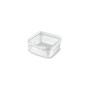 Food storage container square 0,9L Snap Box transparent