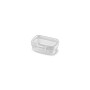 Food storage container rectangular 0.4L Snap Box transparent