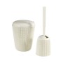 Toilet brush with holder Knit Ø14x43cm white