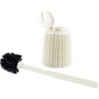 Toilet brush with holder Knit Ø14x43cm white