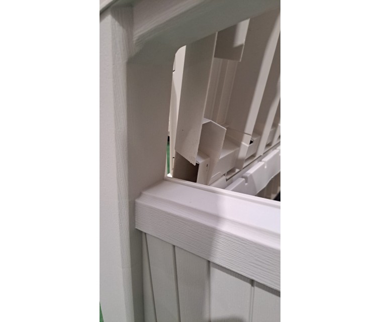 ( MISSING PART ) Patio Storage Bench 227L white