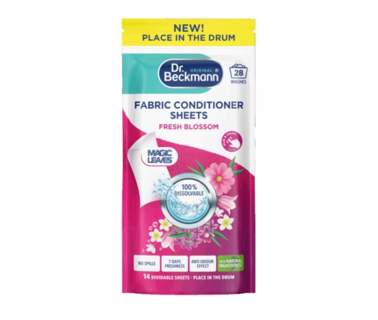 Auduma mīkstinātāja loksnes Magic Leaves Floral Fresh 28 gab.