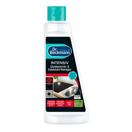 Intensīvas tīrīšanas krēms plīts virsmām un nerūsējošā tērauda virsmām 250ml