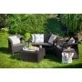 Garden furniture set Corfu Box Set brown Garden furniture set Corfu Box Set brown