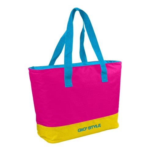 Thermal bag Beach Fluo Tote assorted, green/pink//yellow/light blue
