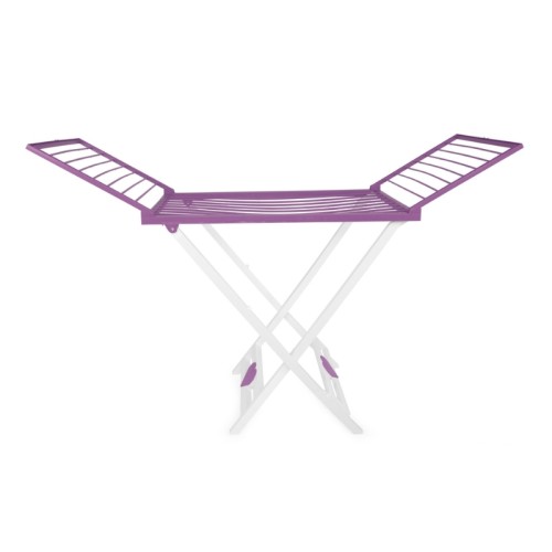 Veļas žāvētājs Love balts/ceriņu krāsā 180x56x96cm 