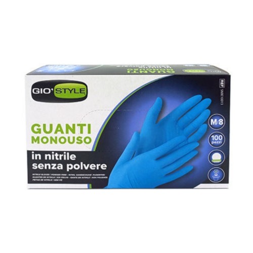 Nitrila cimdi vienreizlietojamie 100 gab. zili M izmērs 24x9,5x0,05cm Nitrila cimdi vienreizlietojamie 100 gab. zili M izmērs 24x9,5x0,05cm