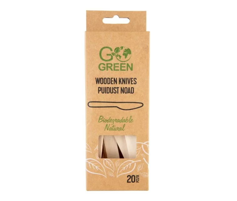 Puidust noad, 20 tk Puidust noad, 20 tk