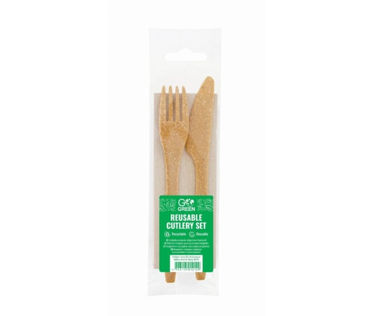 Reusable cutlery set Go Green