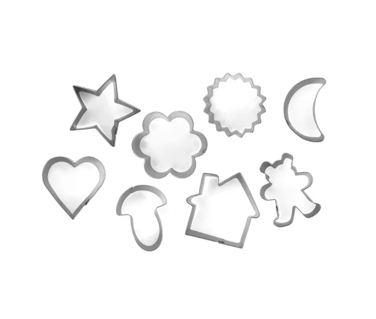 Piparkoogivormi komplekt 8 tk. assortii Piparkoogivormi komplekt 8 tk. assortii