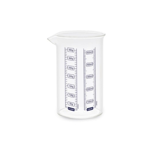 Stikla mērkrūze 0,5L Borosilicate Glass Ø7x13,8cm