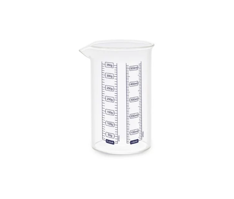 Klaasist mõõtekannu 0,5L Borosilikaatklaasist Ø7x13,8cm Klaasist mõõtekannu 0,5L Borosilikaatklaasist Ø7x13,8cm