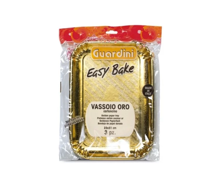 Бумажные противни золотого цвета комплект из 3 штук Easy Bake 19 x 28 см Противни для бумаги золотые комплект из 2 штук Easy Bake 33 x 43 см