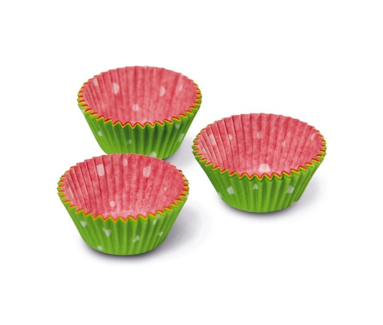 Kēksiņu papīra formiņas 100 gab. krāsainas Easy Bake Ø 4.3 x 2.3 cm