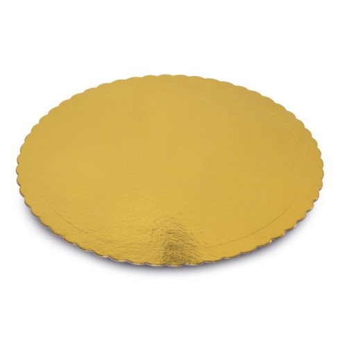 Papīra kūkas paliktņu zelta krāsā komplekts 2 gab. Easy Bake Ø32cm  Papīra kūkas paliktņu zelta krāsā komplekts 2 gab. Easy Bake Ø32cm