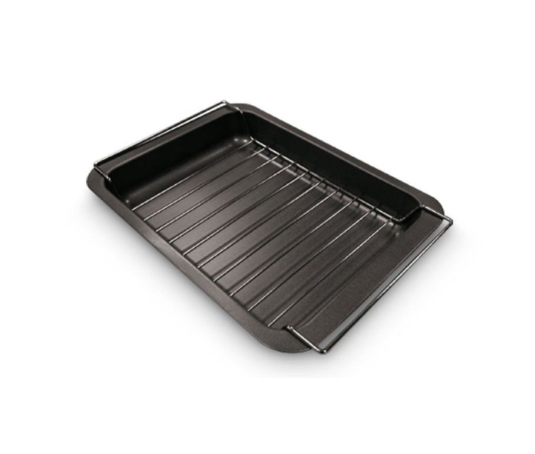 Baking tray with grill grates Gardenia 24 x 32 x 5,3 cm