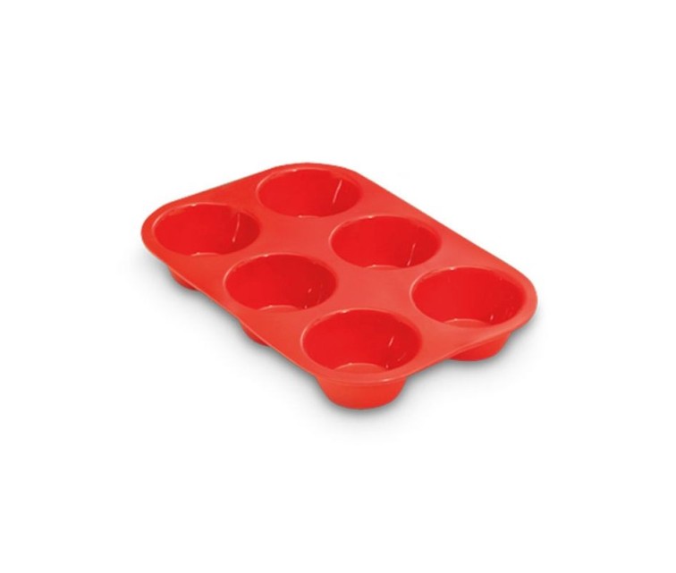 Cupcake tin 6 pieces silicone Juliette 16.5 x 25 x 3.5 cm