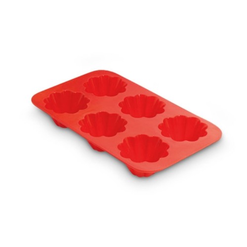Silicone bracelet mould 6 pieces Juliette 17x29x3,8cm  Silicone bracelet mould 6 pieces Juliette 17x29x3,8cm