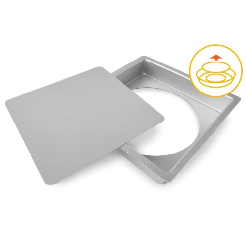 Форма для торта квадратная со съемным дном Professional 26x26x5 см  Форма для торта квадратная со съемным дном Professional 26x26x5 см