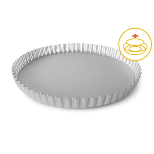 Tart tin with removable bottom Professional Ø25x2,5cm Tart tin with removable bottom Professional Ø25x2,5cm