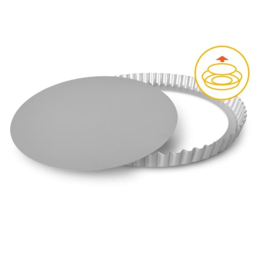 Tart tin with removable bottom Professional Ø25x2,5cm Tart tin with removable bottom Professional Ø25x2,5cm