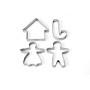 Gingerbread mould set of 4 in blister 28 x 19 x 2 cm