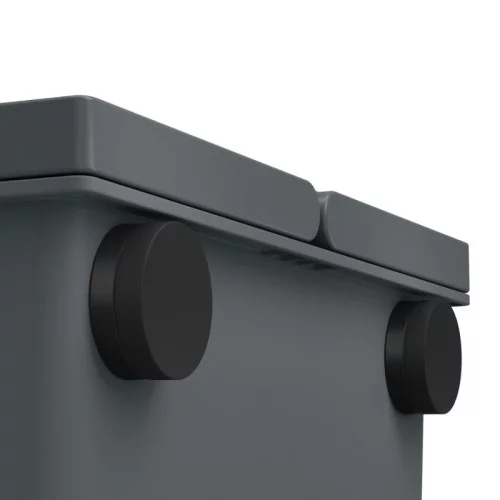 Atkritumu tvertne pie sienas stiprināma FlexBox S / 7L / tumši pelēka
