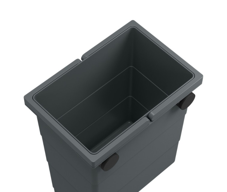 Wall-mounted waste bin FlexBox S / 7L / dark grey