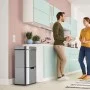 Atkritumu šķirošanas sistēma Öko Vario XL / 2x25L / nerūsējošā tērauda